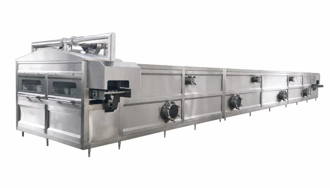 Stainless steel beverage bottle cooling and tunnel sterilization equipment